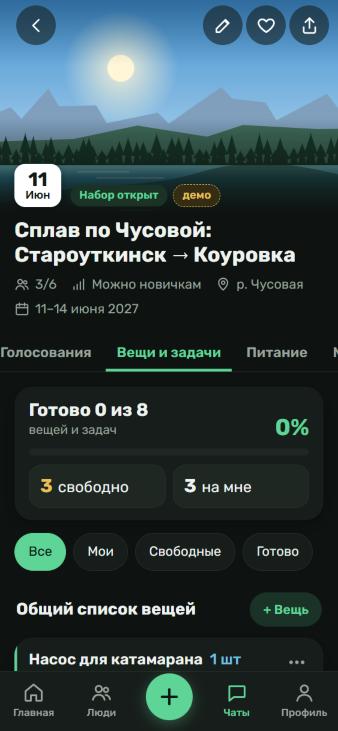 Вещи и задачи